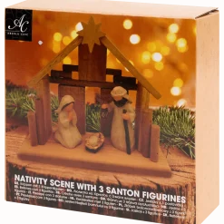 Absolu Chic houten kerststal < Action Online