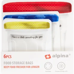 Alpina herbruikbare voedselbewaarzakjes < Action Sale