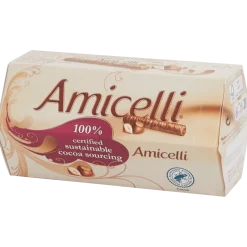 chocolade-hazelnoot wafelrolletjes < Amicelli Outlet