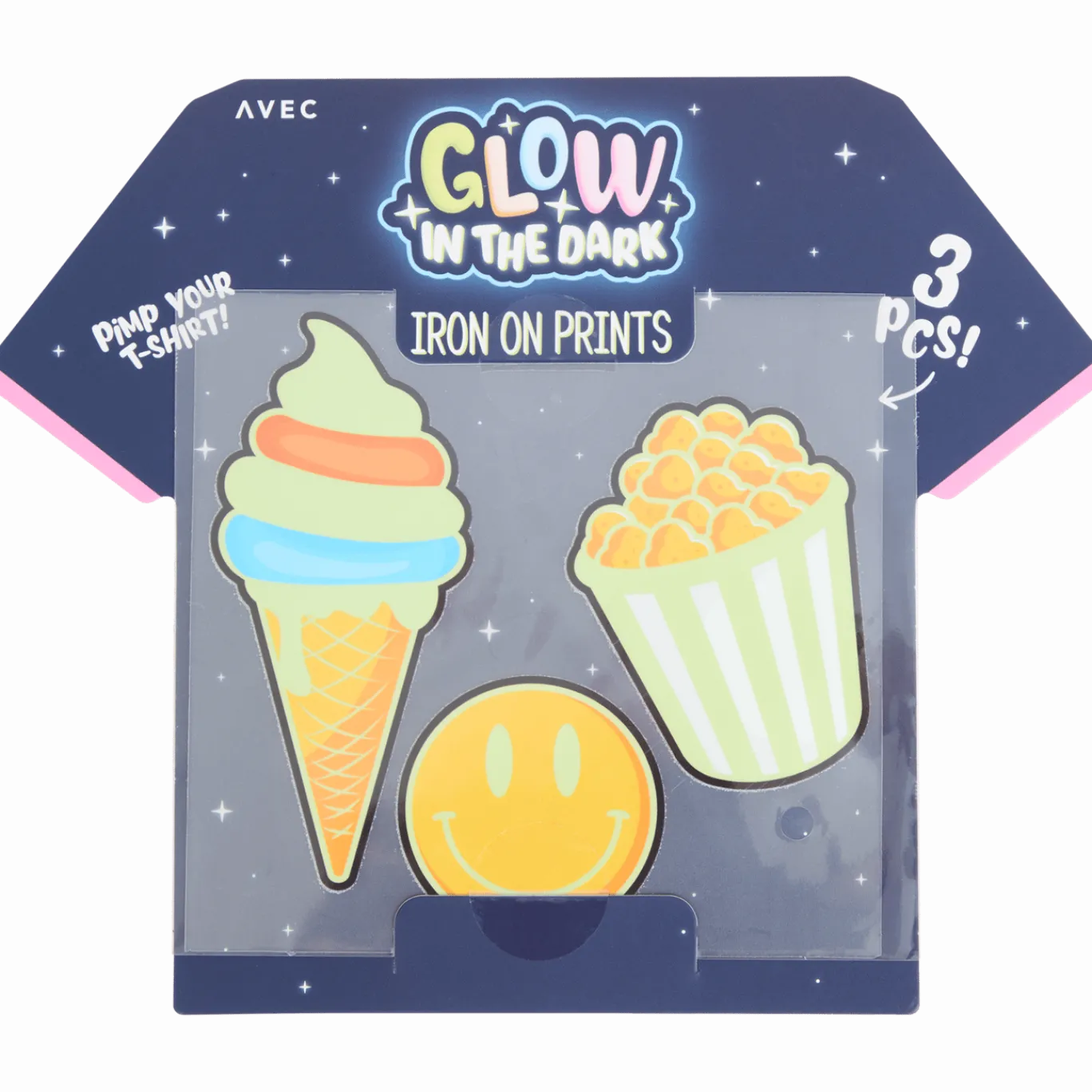 Avec glow-in-the-dark strijkpatches < Action Discount