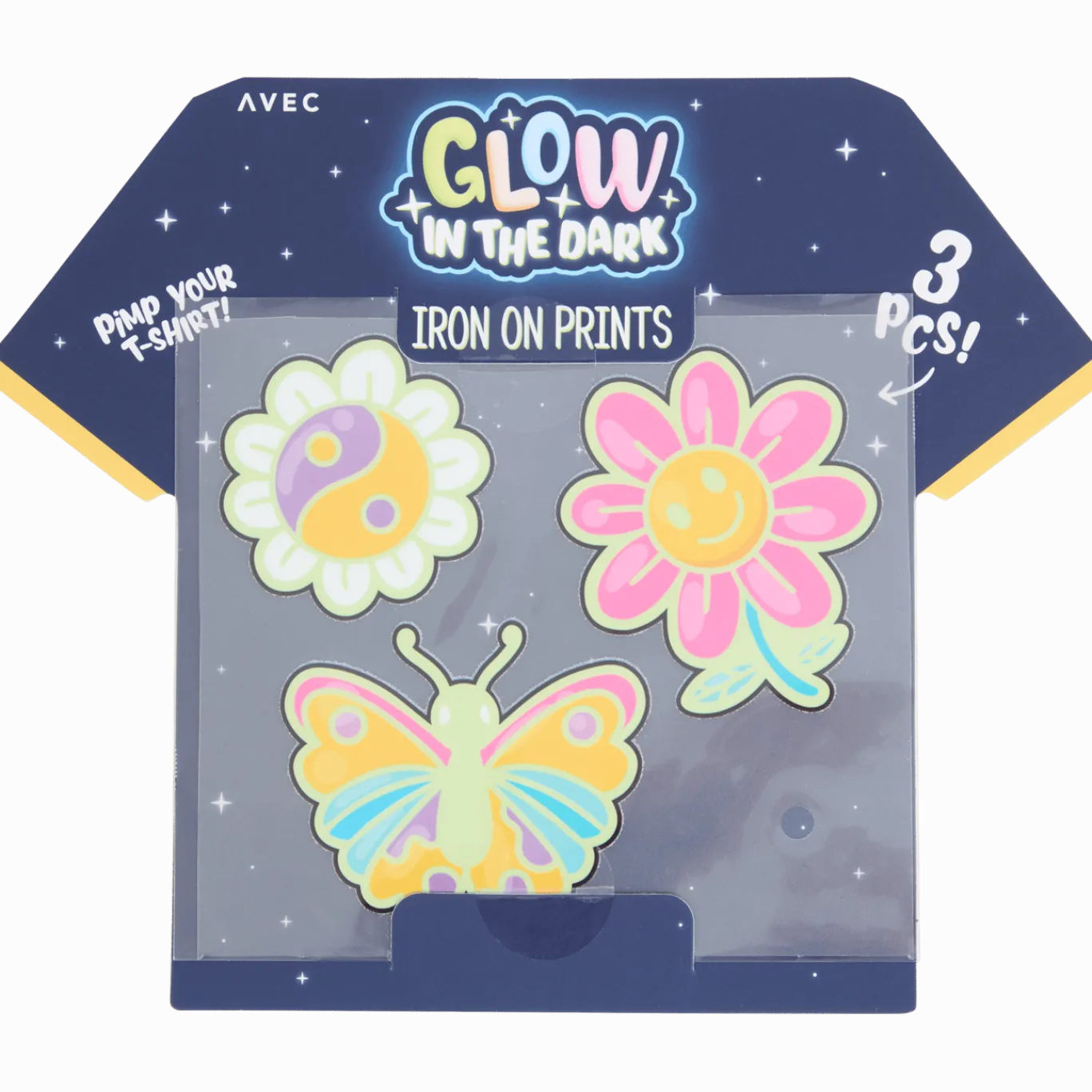 Avec glow-in-the-dark strijkpatches < Action Discount