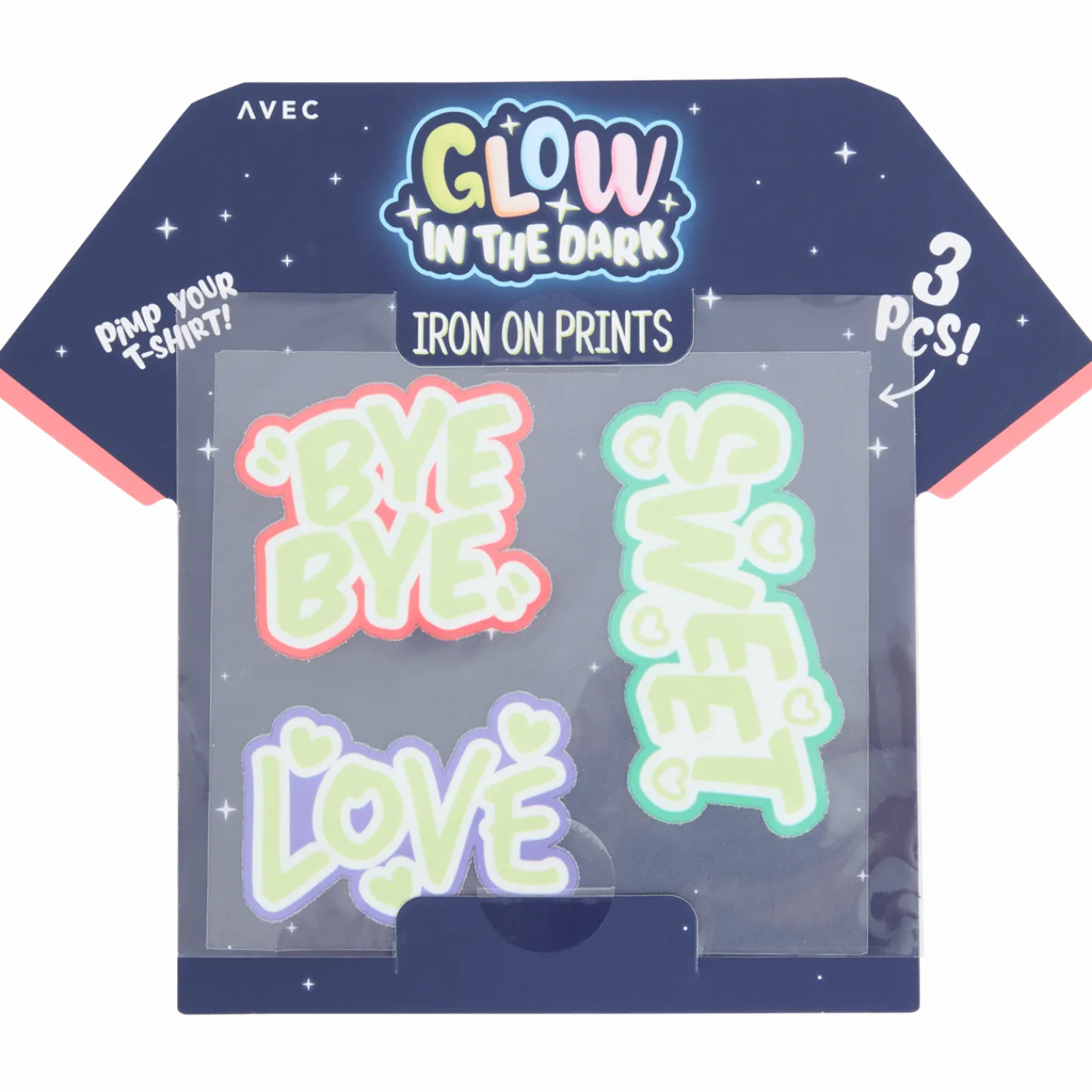 Avec glow-in-the-dark strijkpatches < Action Discount