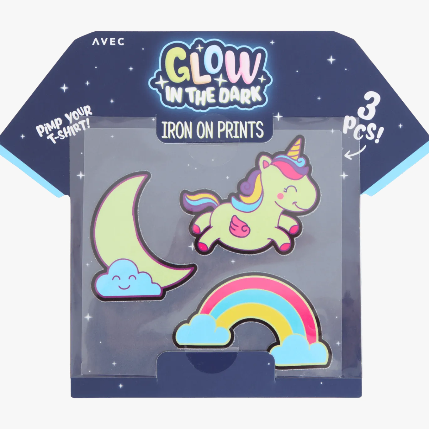 Avec glow-in-the-dark strijkpatches < Action Discount