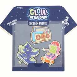 Avec glow-in-the-dark strijkpatches < Action Discount