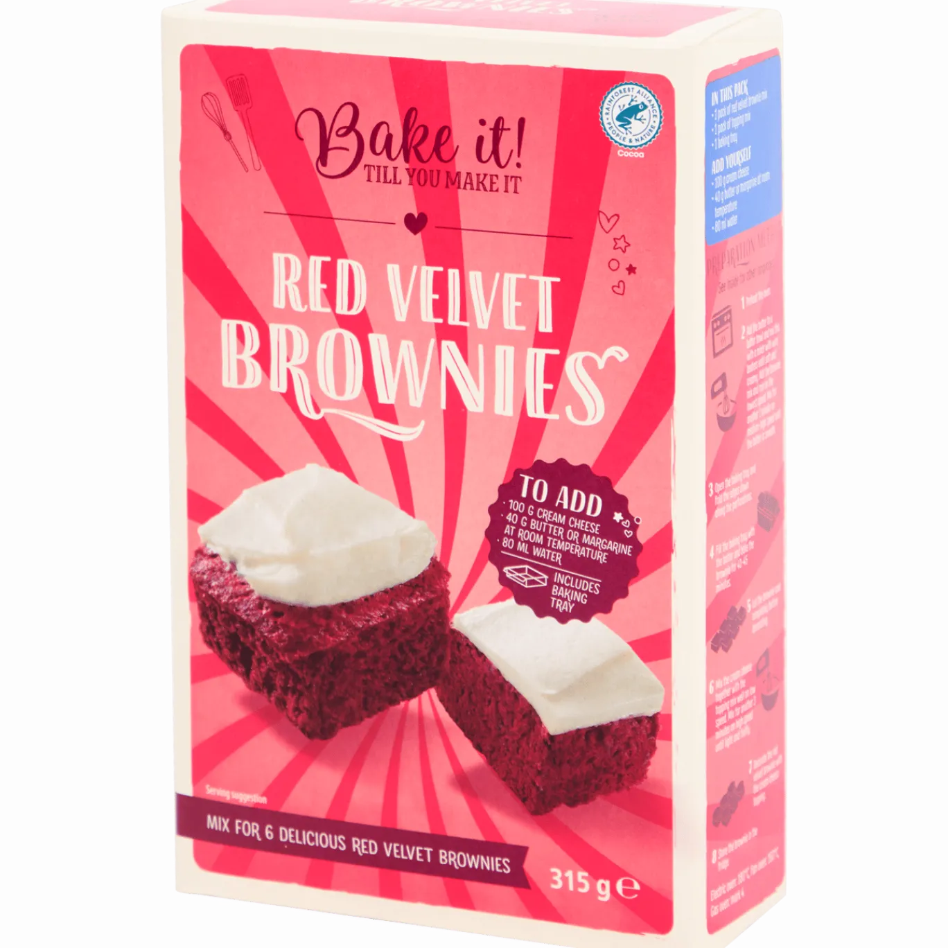 Bake it! red velvet brownie mix < Action Discount