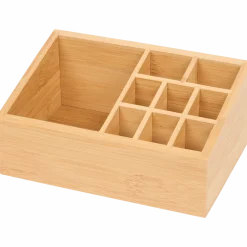 Bamboe make-up organizer < Action