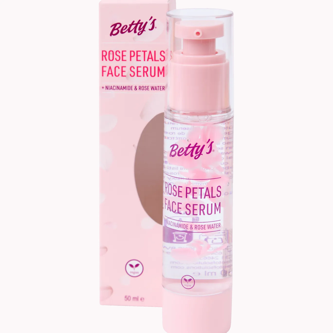 Betty's gezichtsserum met rozenblaadjes < Action Hot