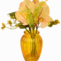 Boeket kunstbloemen in vaas < Action Hot