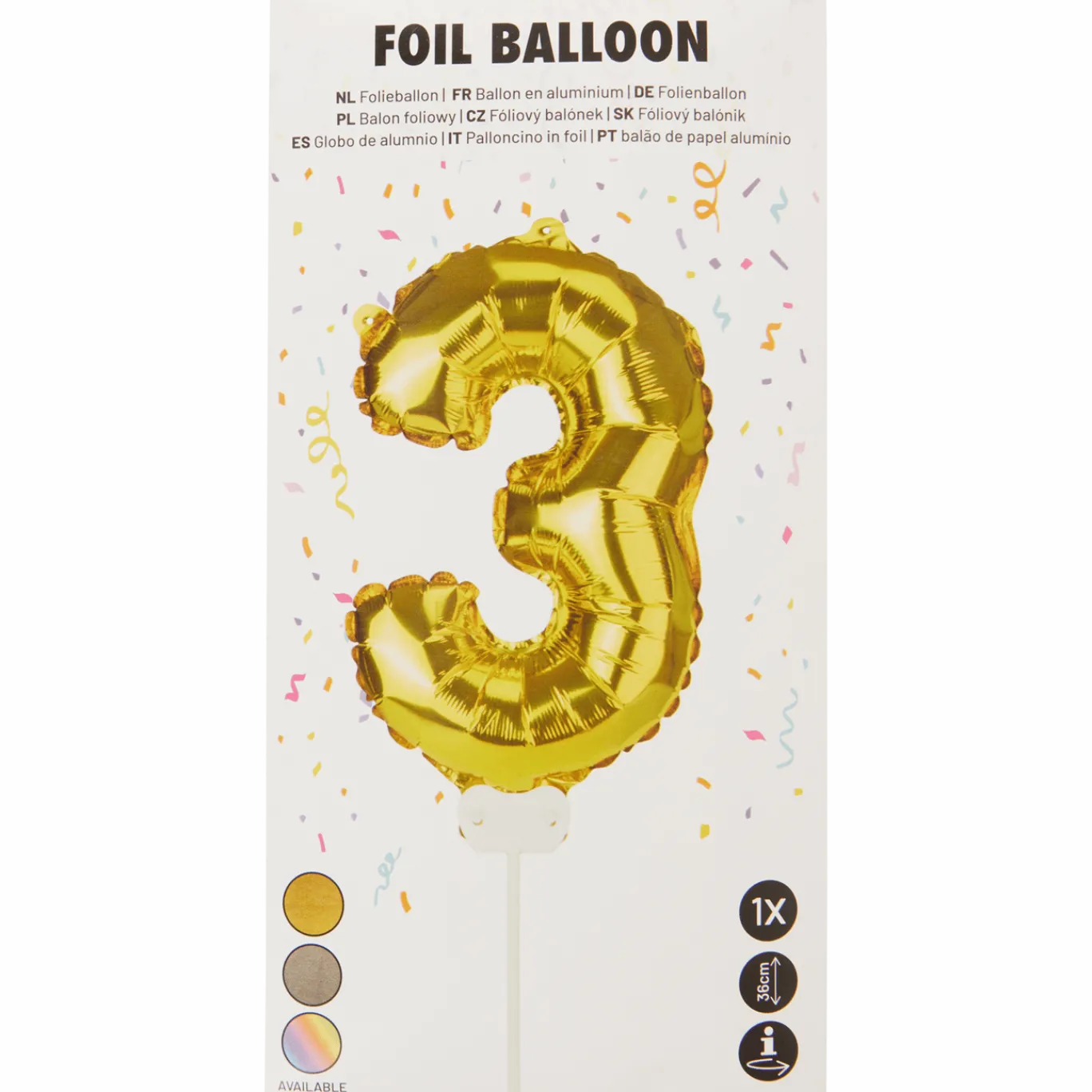 Cijfer folieballon < Action Discount