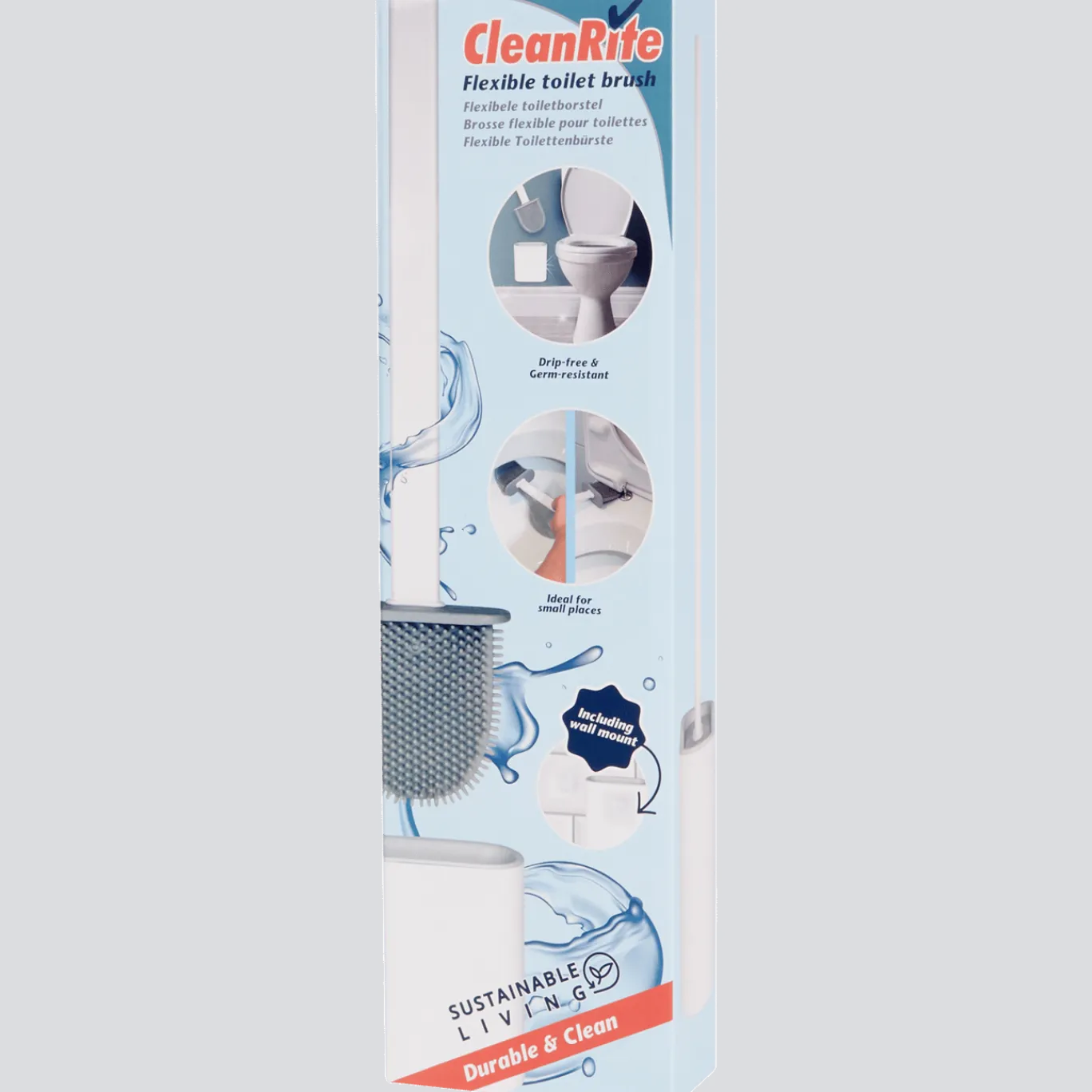 CleanRite flexibele toiletborstel < Action Hot
