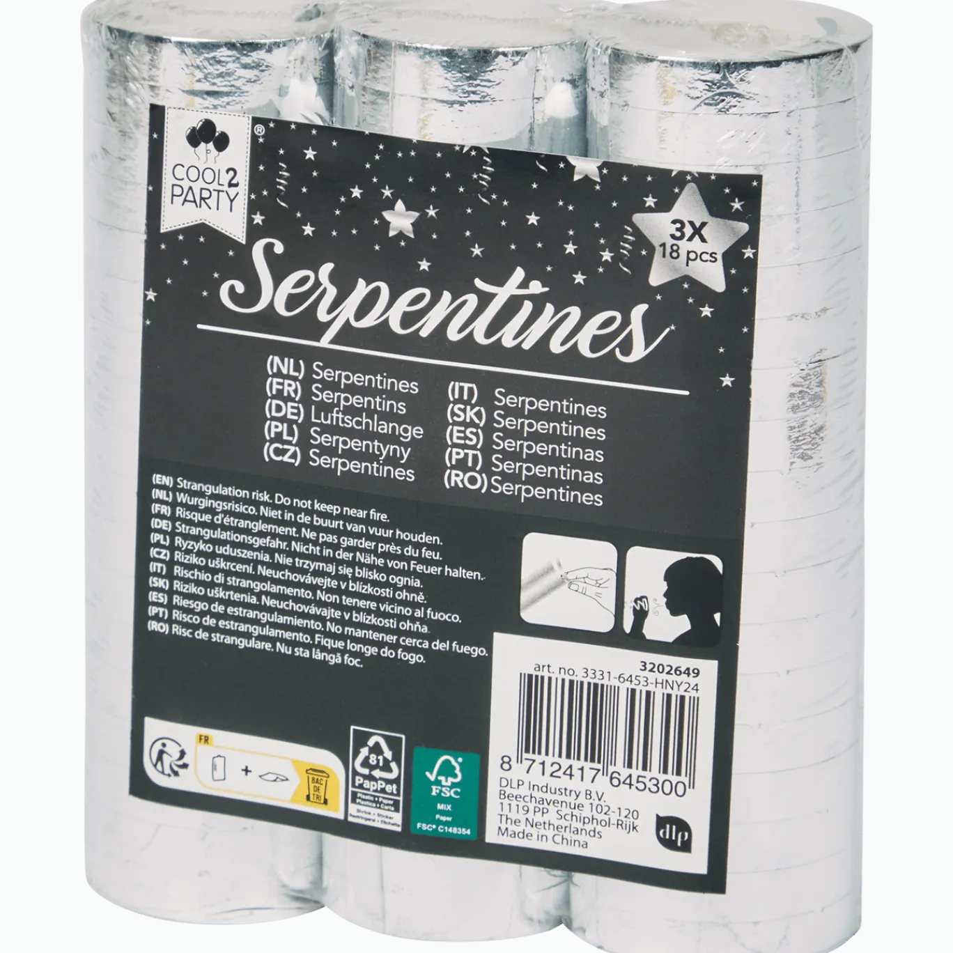 Cool2Party serpentines < Action Online