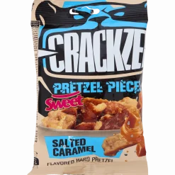 Crackzel pretzelstukjes Salted Caramel < Action Clearance