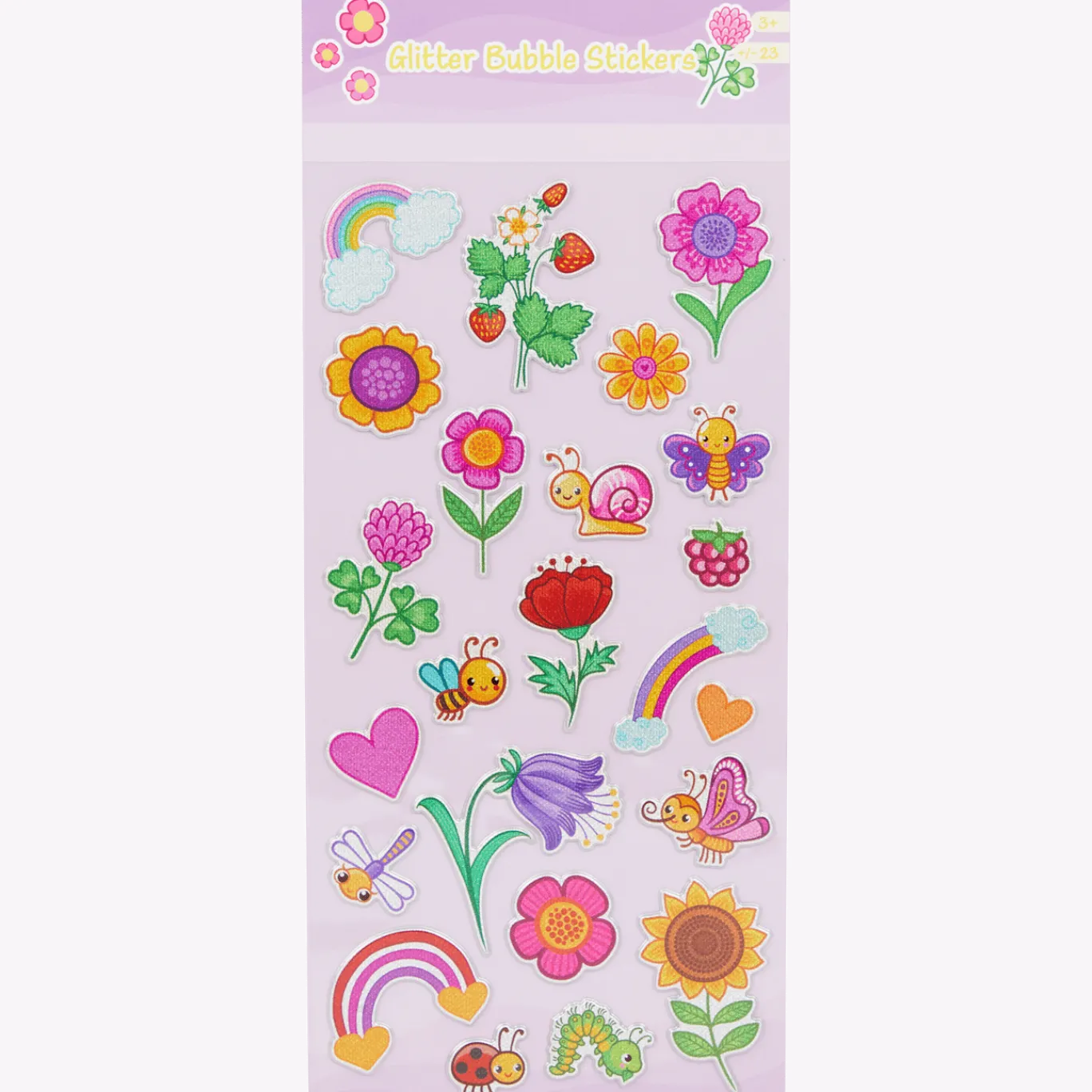 Craft Universe Glitter Bubble stickers < Action Outlet