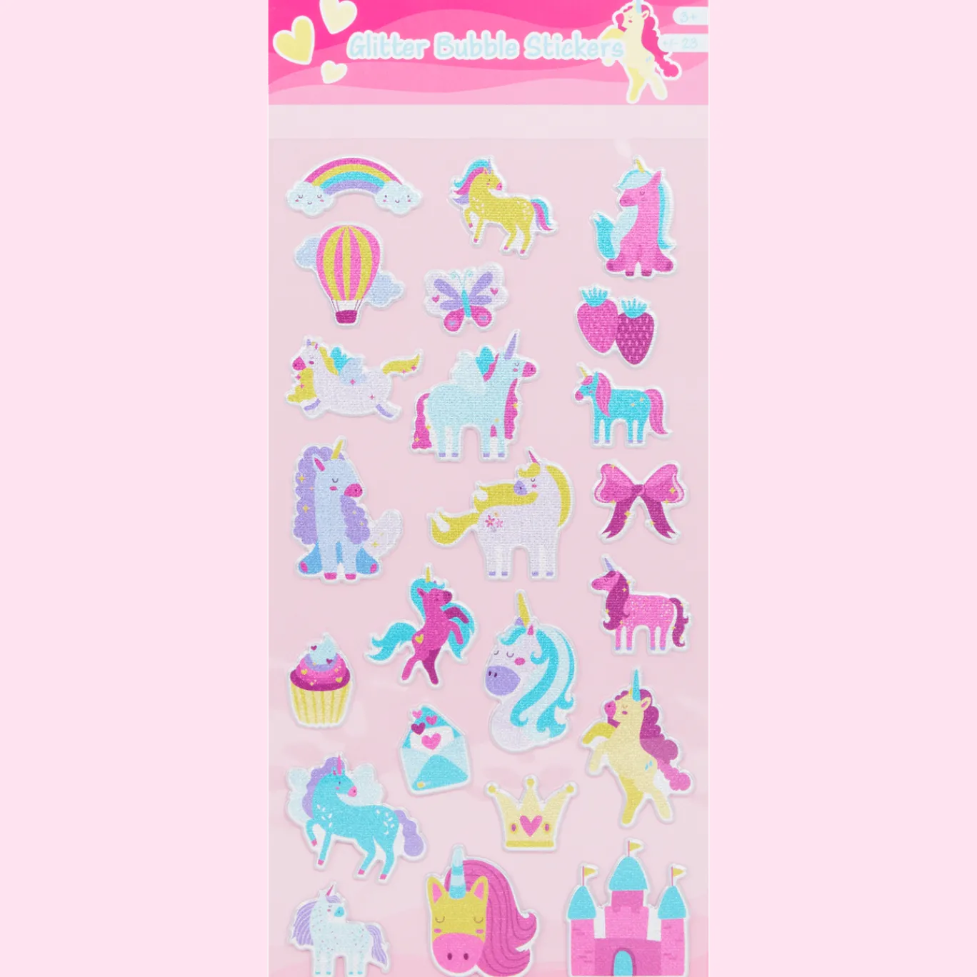 Craft Universe Glitter Bubble stickers < Action Outlet
