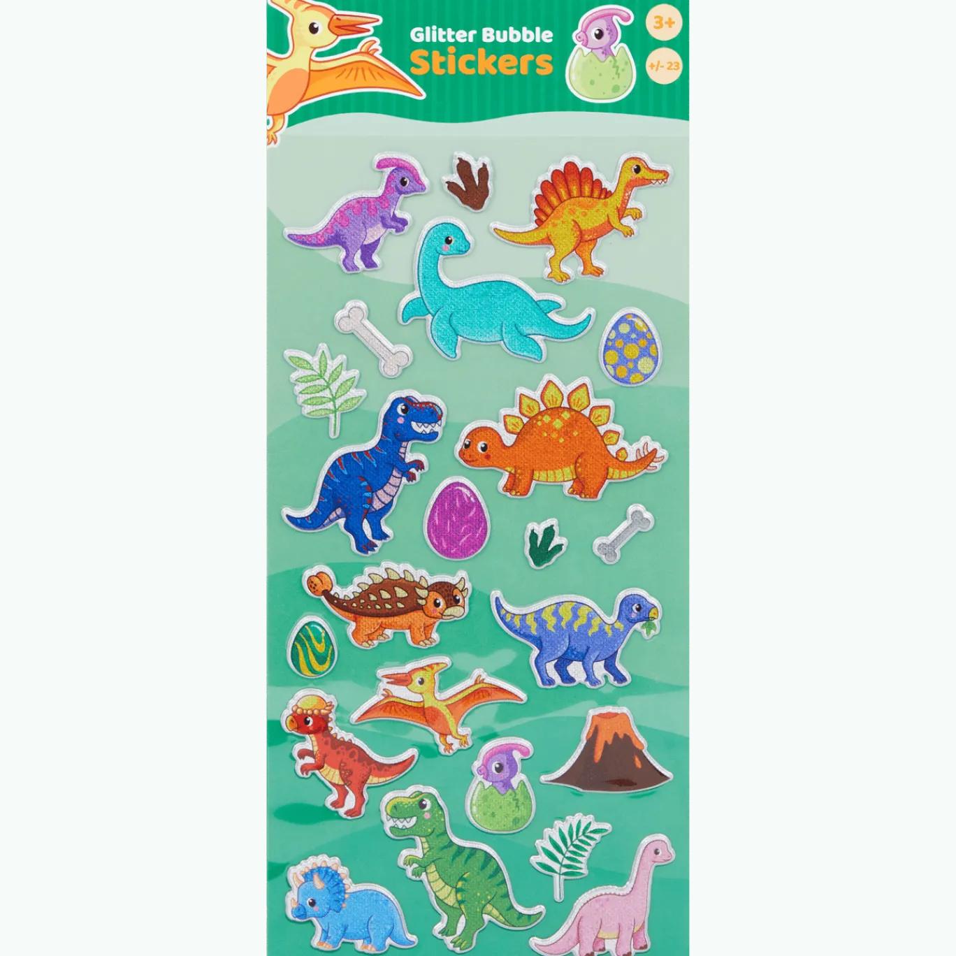 Craft Universe Glitter Bubble stickers < Action Outlet