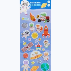 Craft Universe Glitter Bubble stickers < Action Outlet