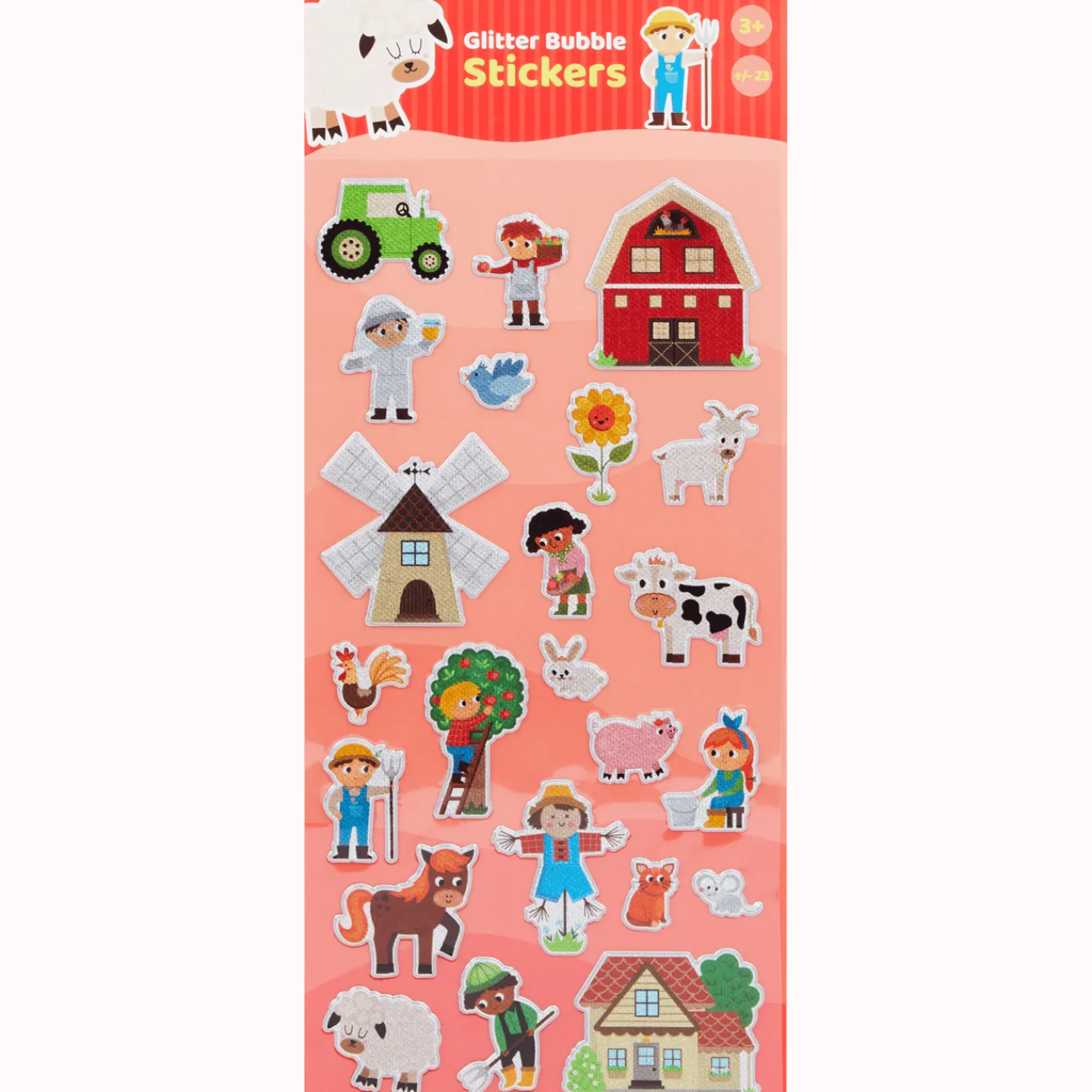 Craft Universe Glitter Bubble stickers < Action Outlet