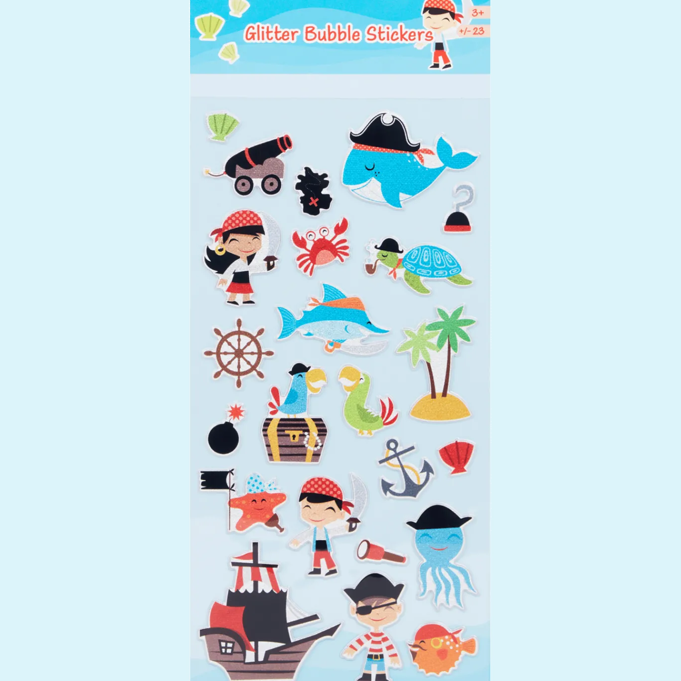 Craft Universe Glitter Bubble stickers < Action Outlet