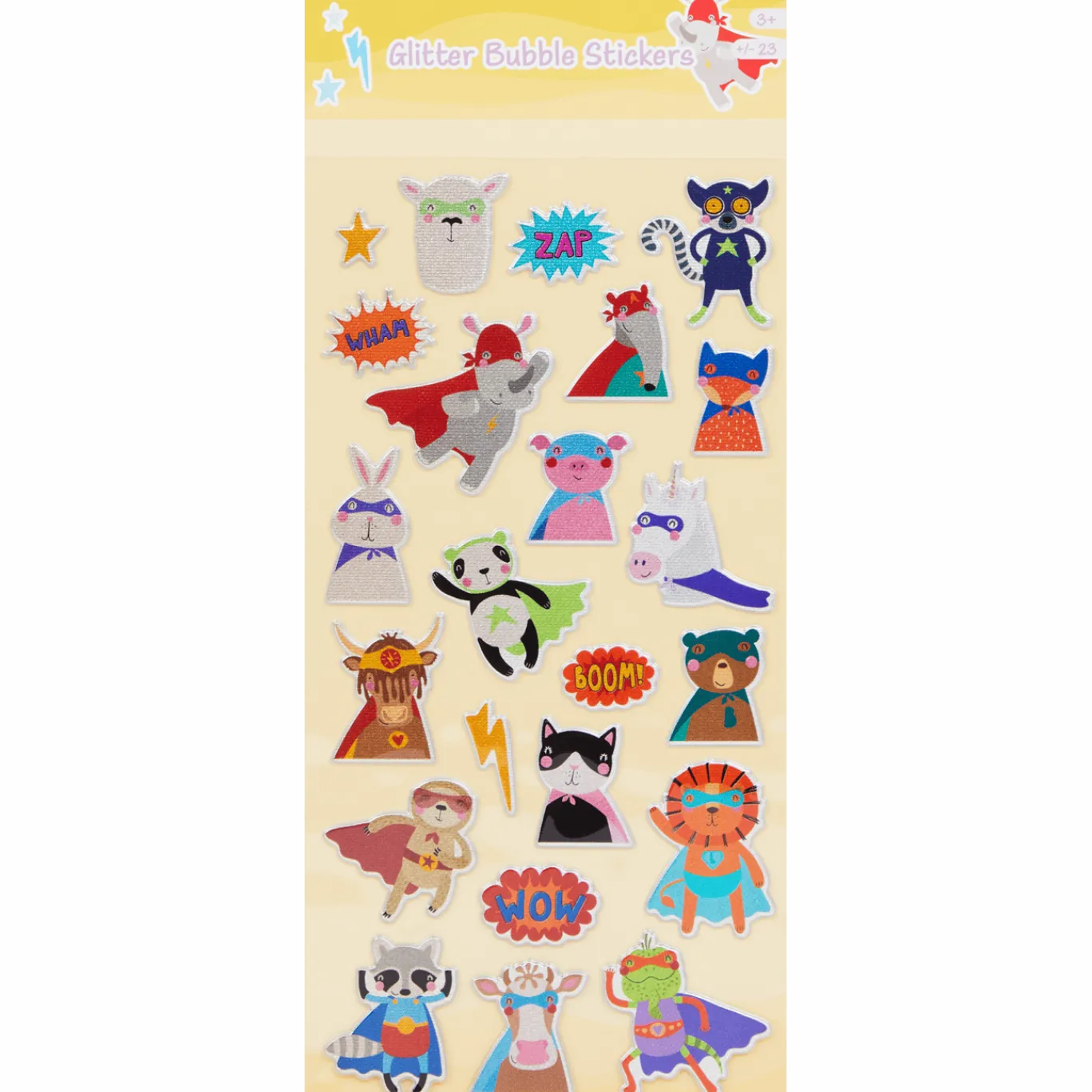 Craft Universe Glitter Bubble stickers < Action Outlet