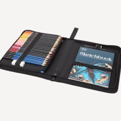 Creative Artist schetsblok & kleurset in etui < Action Discount