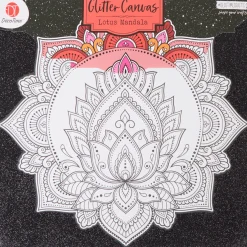 DécoTime kleur je eigen glitter-canvas < Action Clearance