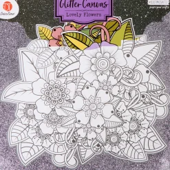 DécoTime kleur je eigen glitter-canvas < Action Clearance