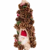 Dennenappeldecoratie met viltfiguur < Action Sale