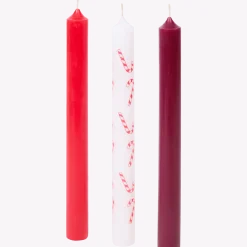 Dinerkaarsen met kerstprint < Action New