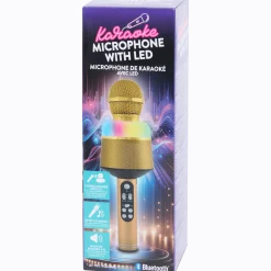 Draadloze karaokemicrofoon met licht < Action Outlet