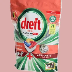Fresh Platinum Plus vaatwastabletten All in One < Dreft Best