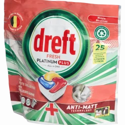 Fresh Platinum Plus vaatwastabletten All in One < Dreft New