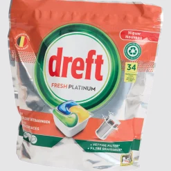 Fresh Platinum vaatwastabletten Original < Dreft Hot