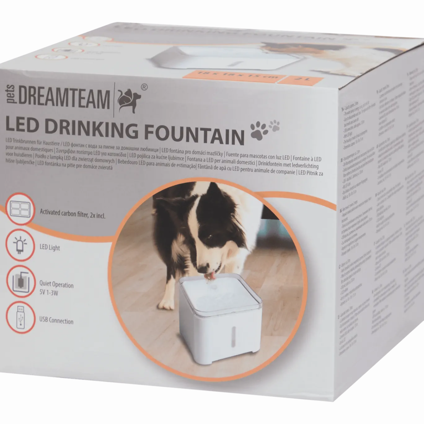 Elektrische drinkbak met ledlicht < Action Best