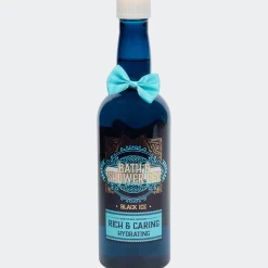 Feestelijke bad- en douchegel in fles Black Ice < Action Clearance