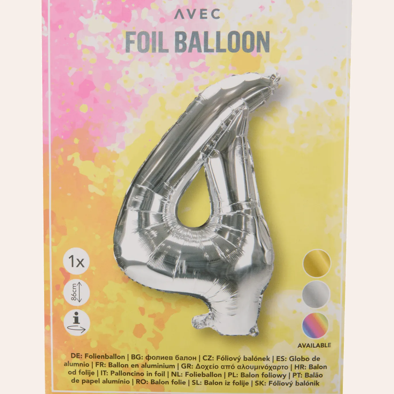 Folieballon cijfer < Action Online