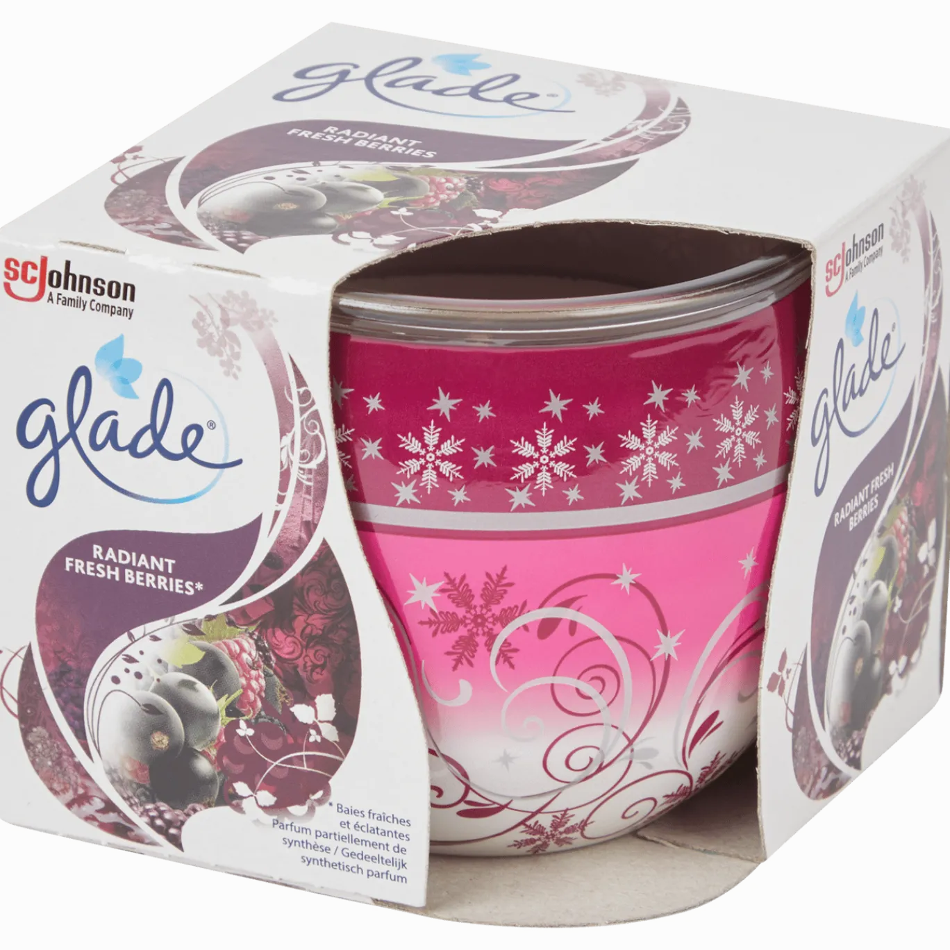 geurkaars Radiant Fresh Berries < Glade Clearance