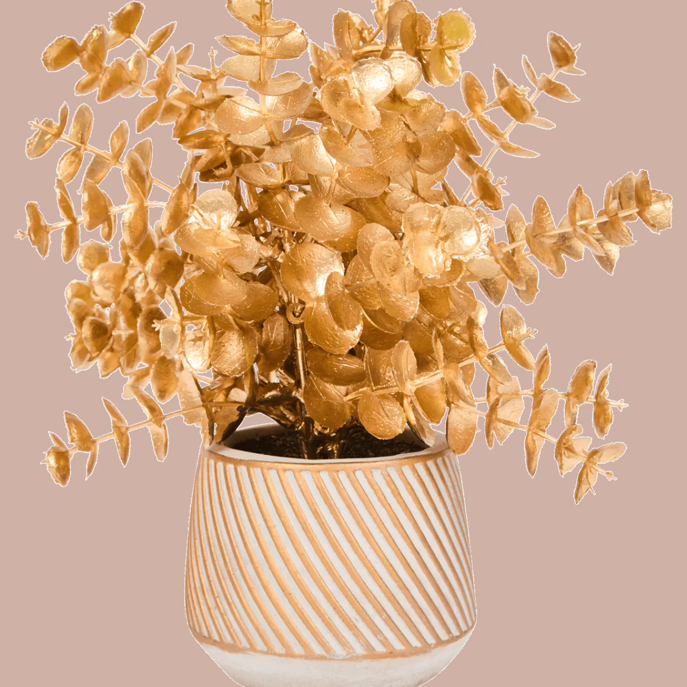 Gouden kunstplant in pot < Action Online