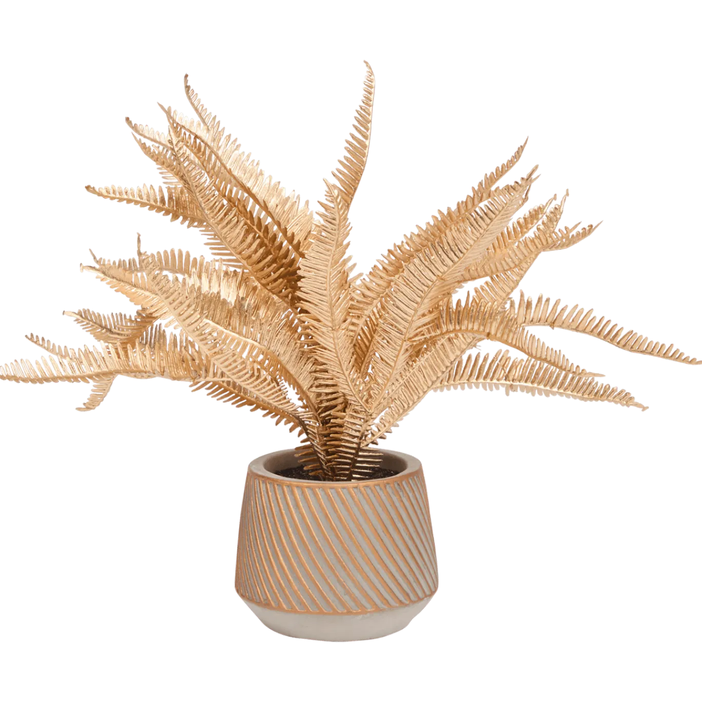 Gouden kunstplant in pot < Action Online