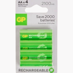 oplaadbare batterijen AA < GP