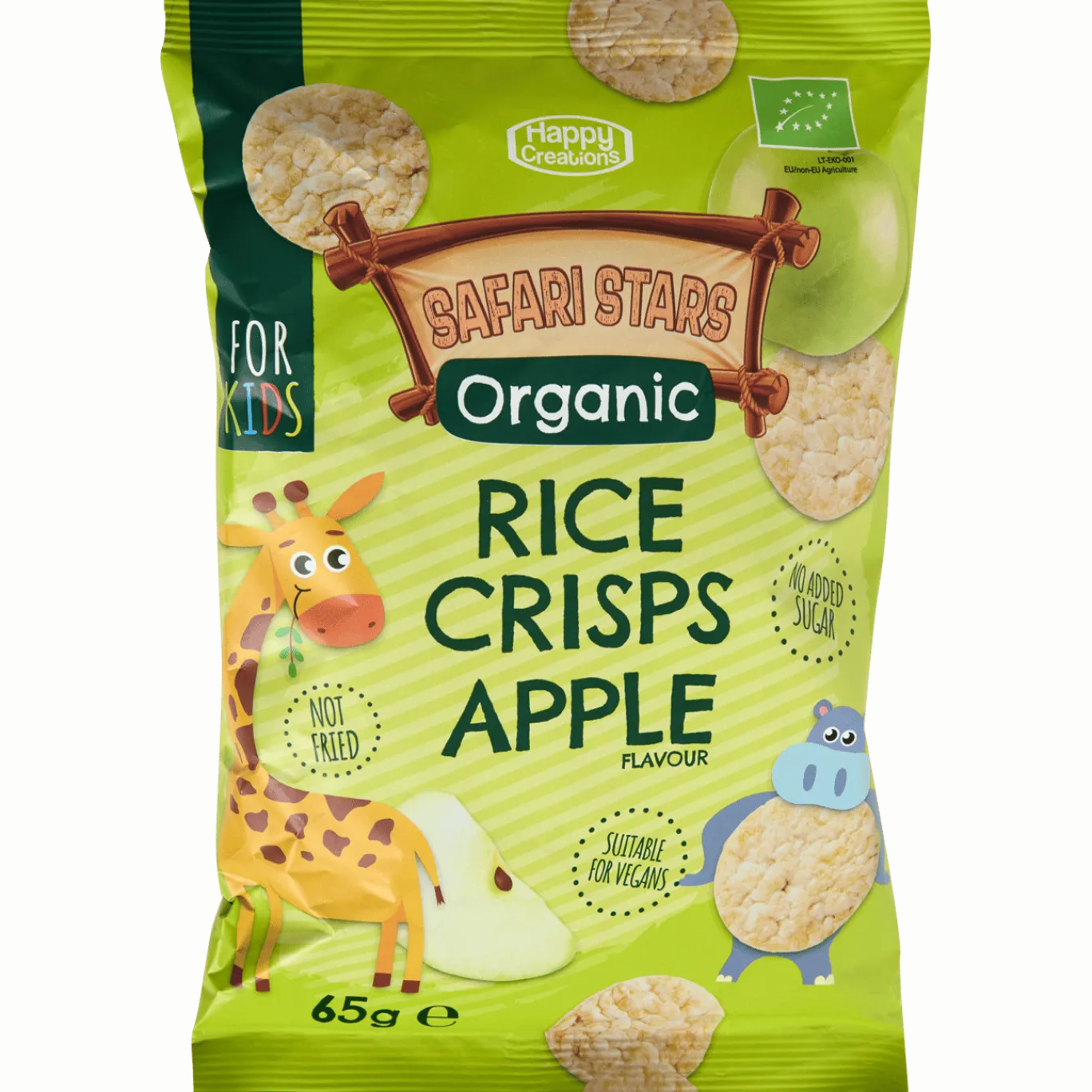Happy Creations Safari Stars rijstwafels Appel < Action Outlet