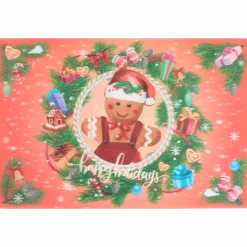 Holografische placemat Kerst < Action Outlet