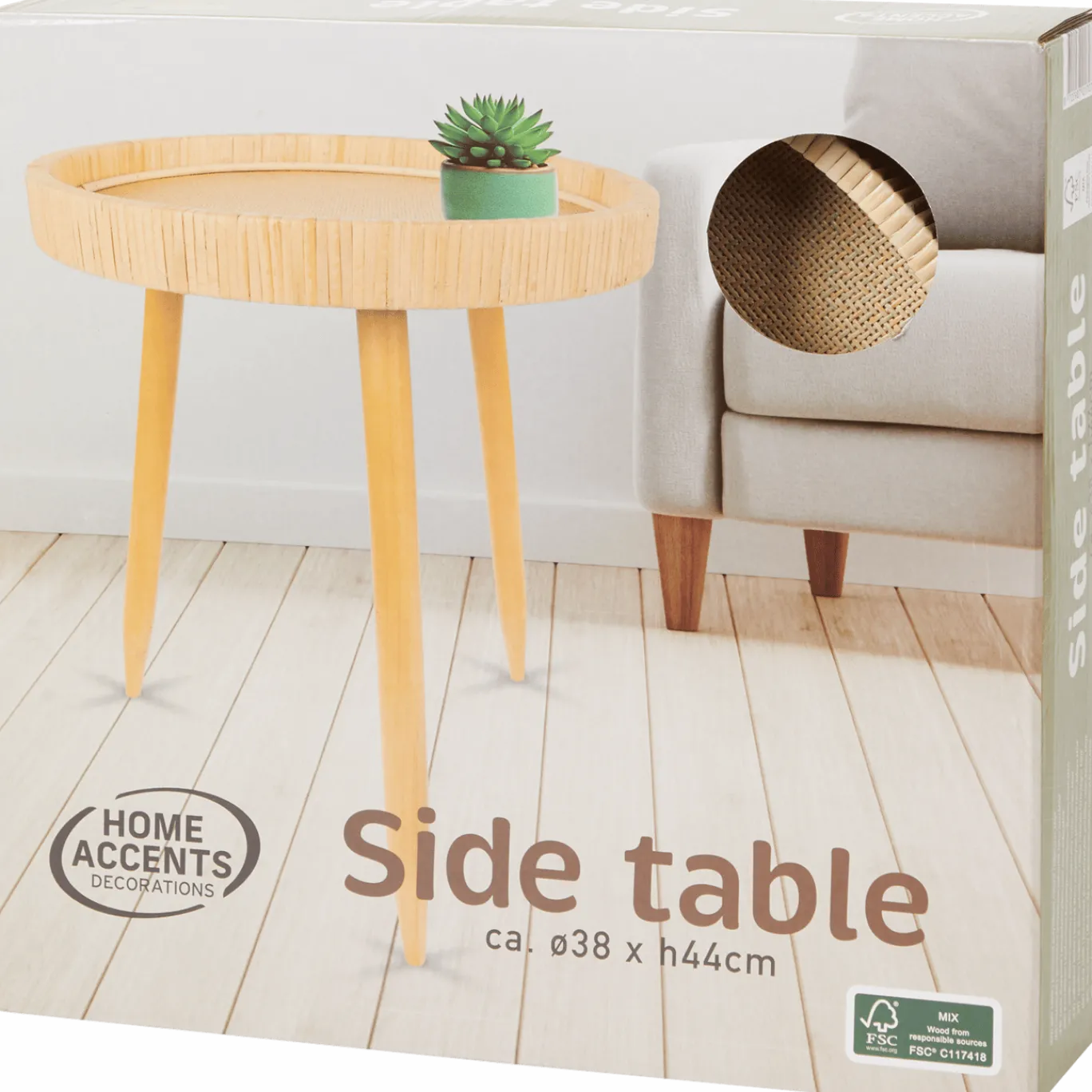 Home Accents ronde bijzettafel < Action Online