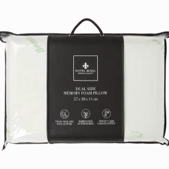dubbelzijdig kussen met memoryfoam < Hotel Royal Online