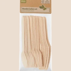 Houten bestekset < Action Discount