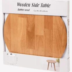 Houten bijzettafel < Action New