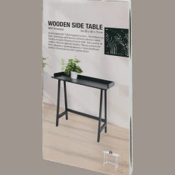Houten bijzettafel < Action