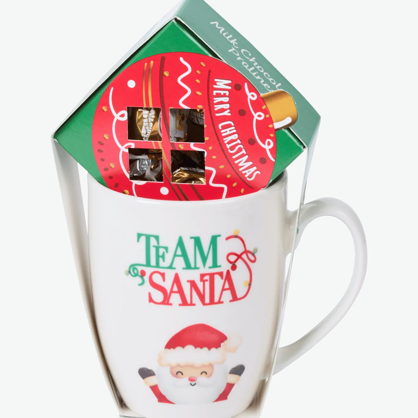 Kerstmok met pralines < Action