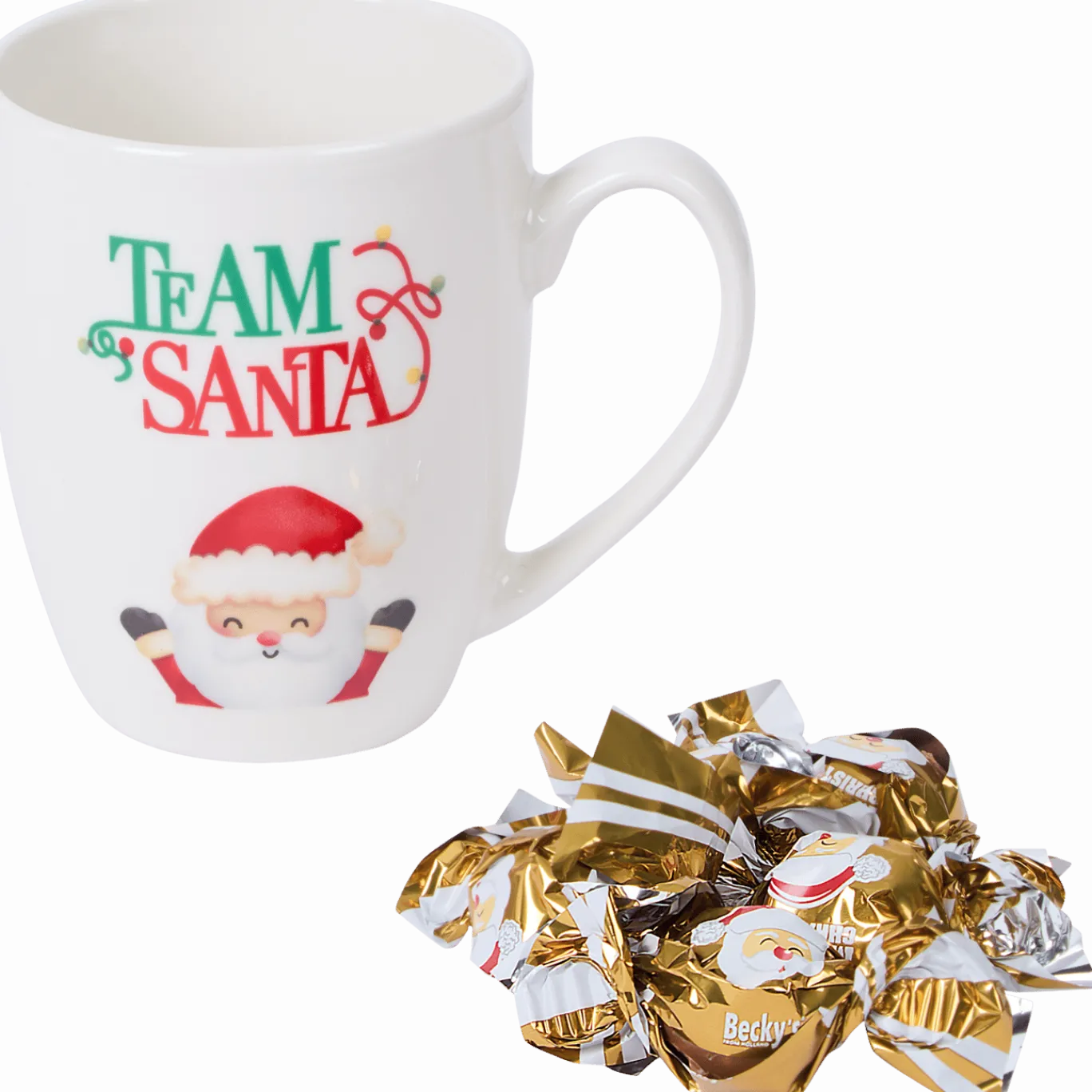 Kerstmok met pralines < Action