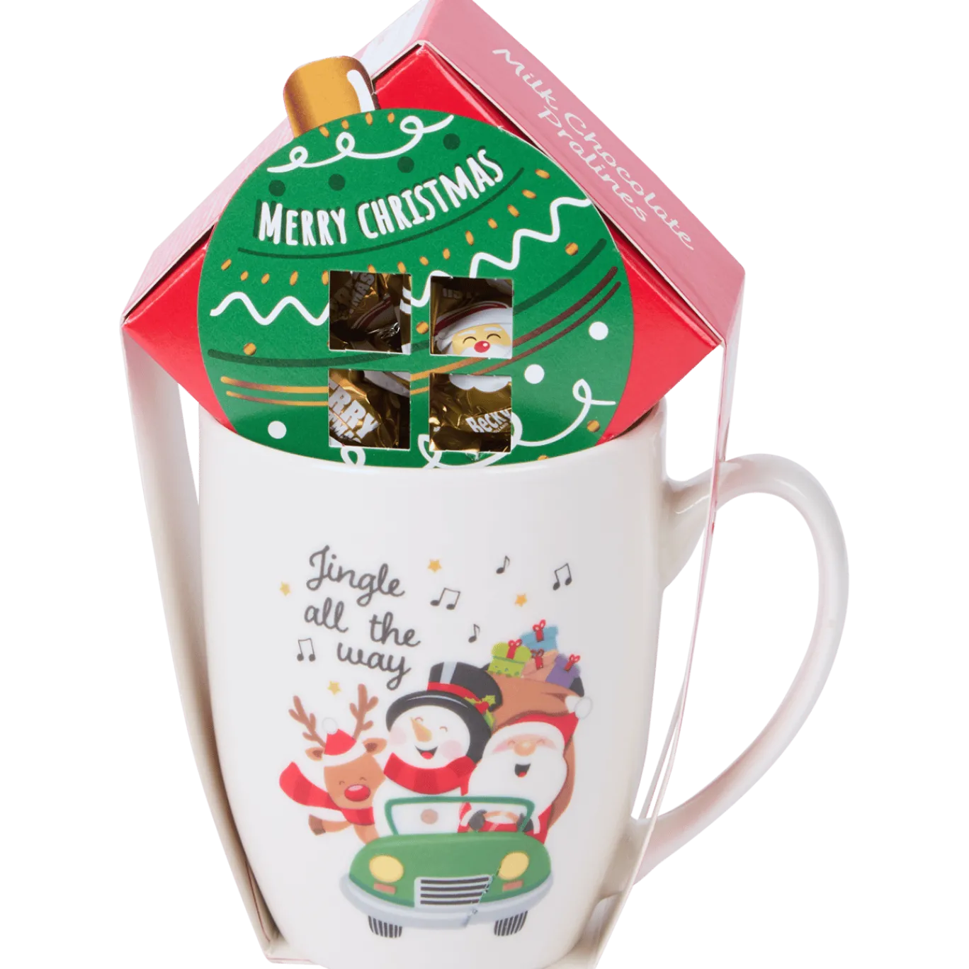 Kerstmok met pralines < Action