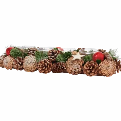 Kerst waxinelichthouder < Action Sale